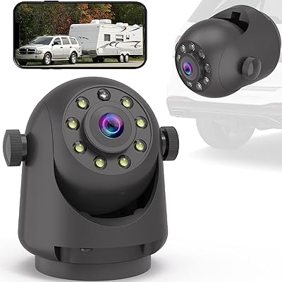 YEOIZO Wireless Magnetic Backup Camera for Trailers/RVs