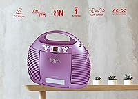 HANNLOMAX HX-327CD Portable CD Player with AM/FM Radio — image 3