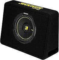 Kicker TCWC104 CompC 10″ Subwoofer in Thin Profile Enclosure 4-Ohm — image 2