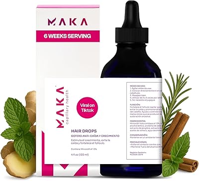 Maka Capillary Hair Growth Drops 4 Oz with 1.5% Minoxidil