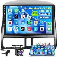 Roinvou Android Car Radio for Honda CR-V 2002-2006, 9″ Touchscreen, Bluetooth, GPS — image 1