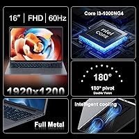 ZOLWAYTAC N160MU2-TU140 Gaming Laptop, Core i3, 12GB RAM, 512GB SSD, 16-inch FHD IPS — image 2
