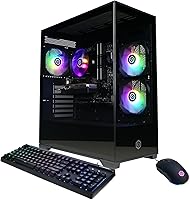 CyberPowerPC Gamer Master Gaming PC, AMD Ryzen 5 5500, Radeon RX 6400 4GB, 16GB RAM, 500GB SSD — image 1