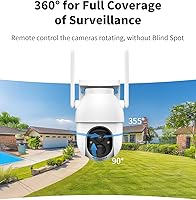 Aume JA-D300 Wireless Solar Security Cameras 2-Cam Kit — image 4