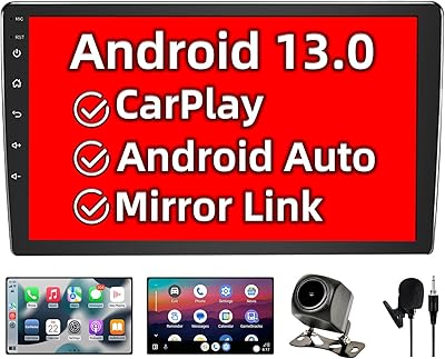 Binize Double Din Car Stereo Android 13 System 10.1 Inch