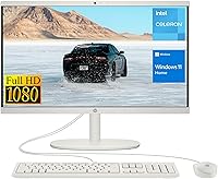 HP 2022 All-in-One Desktop, 21.5″ FHD, Intel Celeron J4025, 8GB RAM, 256GB SSD — image 1