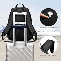 Kuosdaz Black Backpack for School Teen Boys & Girls 17.3 Inch Laptop — image 4