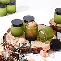 Norme 24 Pcs 4 oz Glass Jars with Lids - Pea Green — image 6