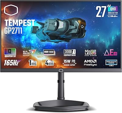 Cooler Master Tempest GP2711 27” Mini LED Monitor