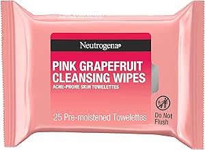 Neutrogena Oil-Free Facial Cleansing Wipes Pink Grapefruit, 25 Count Review