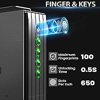 SOULYI Biometric Gun Safe for Handgun — image 2