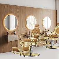 Antlu Vintage Barber Chair Golden-Camel — image 2