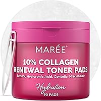 MAREE Collagen Acne Clearing Toner Pads with Retinol & Centella, 90 Count — image 1