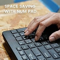 Perixx PERIBOARD-538 US Wired Compact Keyboard with Trackball — image 5