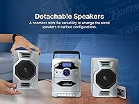 Emerson EPB-4000-SL Portable CD/Cassette Player Boombox — image 7