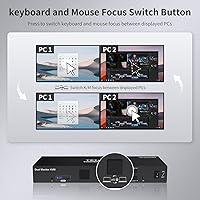 TESmart HKS402-P23 USB 3.0 HDMI KVM Switch 2 Monitors 4 Computers 4K@60Hz — image 6