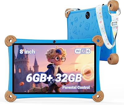 Topsand 2025 Kids Tablet, 8-inch, 6GB+32GB
