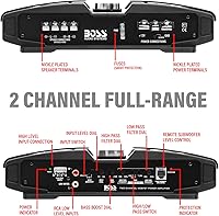 BOSS Audio Systems PT1000 2 Channel Car Amplifier — image 3