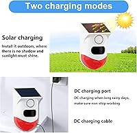 ChunHee Solar Strobe Alarm Light with Motion Sensor — image 5