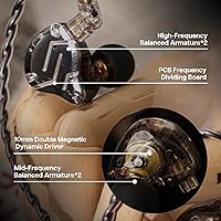 Linsoul KZ ZS10 Pro 4BA+1DD Hybrid In-Ear Monitors — image 4