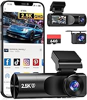 TUIFAC GT806 3 Channel Dash Cam 2.5K+1080P+1080P — image 1
