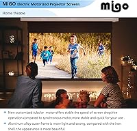 MIGO 150-Inch Pull Down Electric Projector Screen — image 5