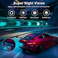 Aquota C5 Dual Dash Cam Front and Rear 2K+1080P — image 2