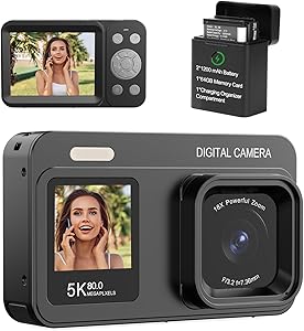 Uziikl CS03 5K Dual Screen Digital Camera 80MP Review