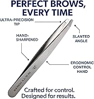 Beauty Power Ultra-Precision Professional Slant Tweezers - Matte Gray — image 2
