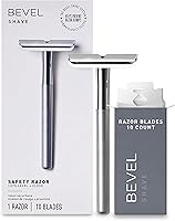 Bevel Safety Razor with Brass Weighted Handle — image 1