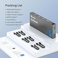 Steetek 4-Port USB 3.0 HDMI KVM Switch — image 7