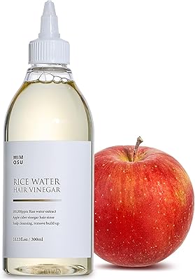 mimosu Apple Cider Vinegar Hair Rinse with Rice Water 10oz