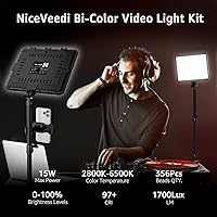 NiceVeedi Bi-Color LED Video Light Kit — image 2