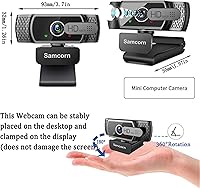 Samcorn A36 1080P Webcam with Microphone — image 7