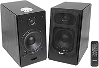 Rockville HD5B Powered Bluetooth Bookshelf Speakers — image 1