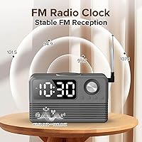 FlyShow 15W Fast Wireless Charger with Bluetooth Speaker and Alarm Clock — image 5