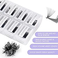 WENDY Lashes Premade Fans Eyelash Extensions 1200PCS 20D 0.07mm D Curl Mixed 9-20mm — image 5