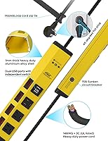 CRST 6-Outlet Heavy Duty Power Strip with USB — image 4