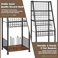 Cottage Charm 3-Tier Vinyl Record Storage Rack — image 2