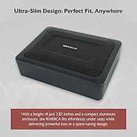 Rockville RW68CA 6x8 Slim Under-Seat Active Car Subwoofer — image 3