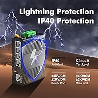 MokerLink 5-Port Gigabit Industrial Ethernet Switch — image 3