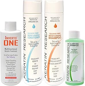 INVERTO ONE Formaldehyde-Free Brazilian Keratin Blowout Treatment 180mL