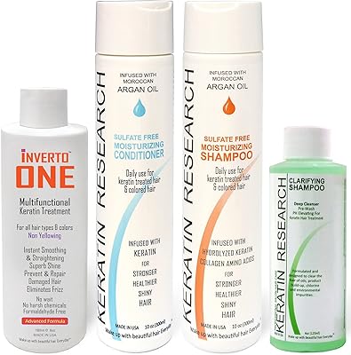 INVERTO ONE Formaldehyde-Free Brazilian Keratin Blowout Treatment 180mL