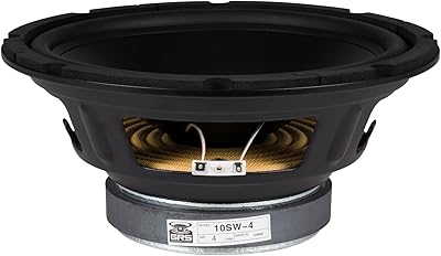 GRS 10SW-4 10″ Poly Cone Subwoofer 4 Ohm