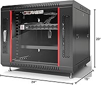 Sysracks 9U 18-Inch Depth Wall Mount Server Cabinet — image 10