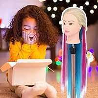 Eumos Mannequin Head with Hair, 29″ Training Head — image 5