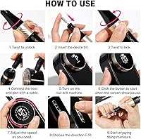 YOKE FELLOW N301 Pink Nail Drill Machine — image 8