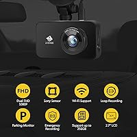 Z-Edge R1 WiFi Dash Cam Front and Rear — image 2