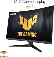 ASUS TUF Gaming VG32WQ3B 31.5” Curved 1440P Monitor — image 2