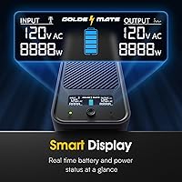 GOLDENMATE 1000VA/600W Lithium UPS Battery Backup — image 5